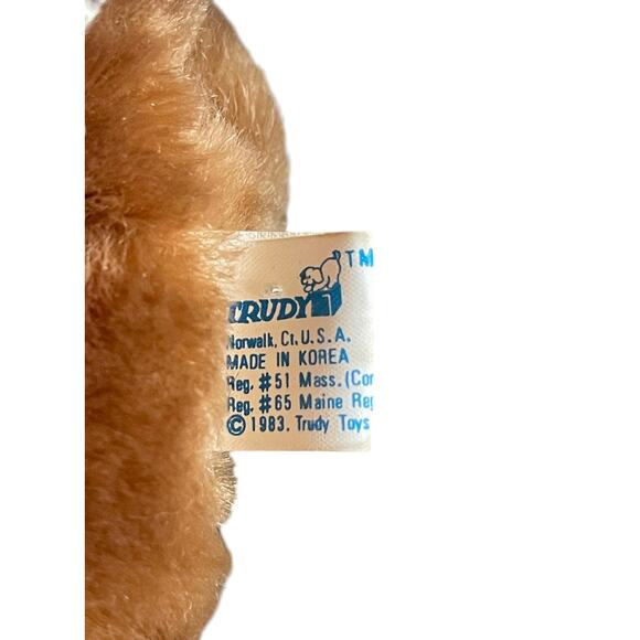 Vintage 1983 Trudy Teddy Bear Sherlock Holmes (no hat or magnifying glass) - Picture 10 of 12